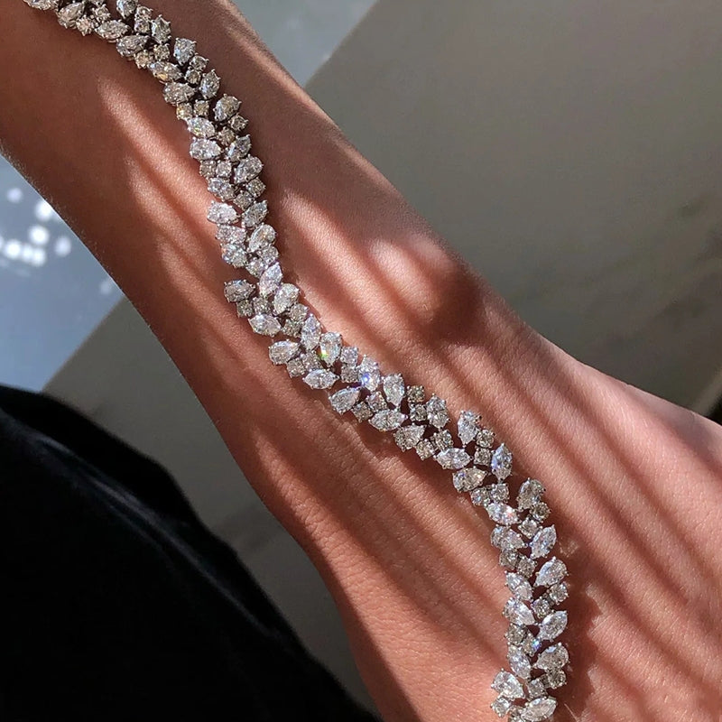 Gloria - 25ct Multi Stone Tennis Bracelet