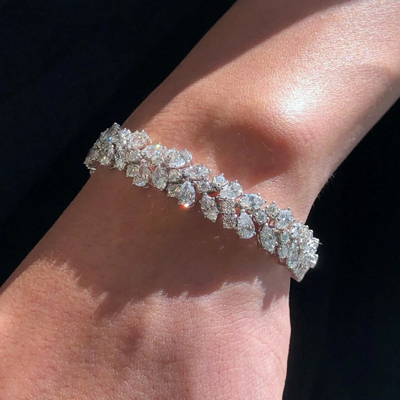 Gloria - 25ct Multi Stone Tennis Bracelet