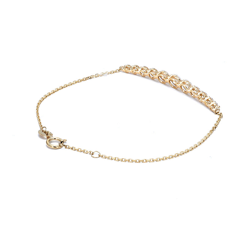 Gemma - Round Gradual Diamond Bracelet